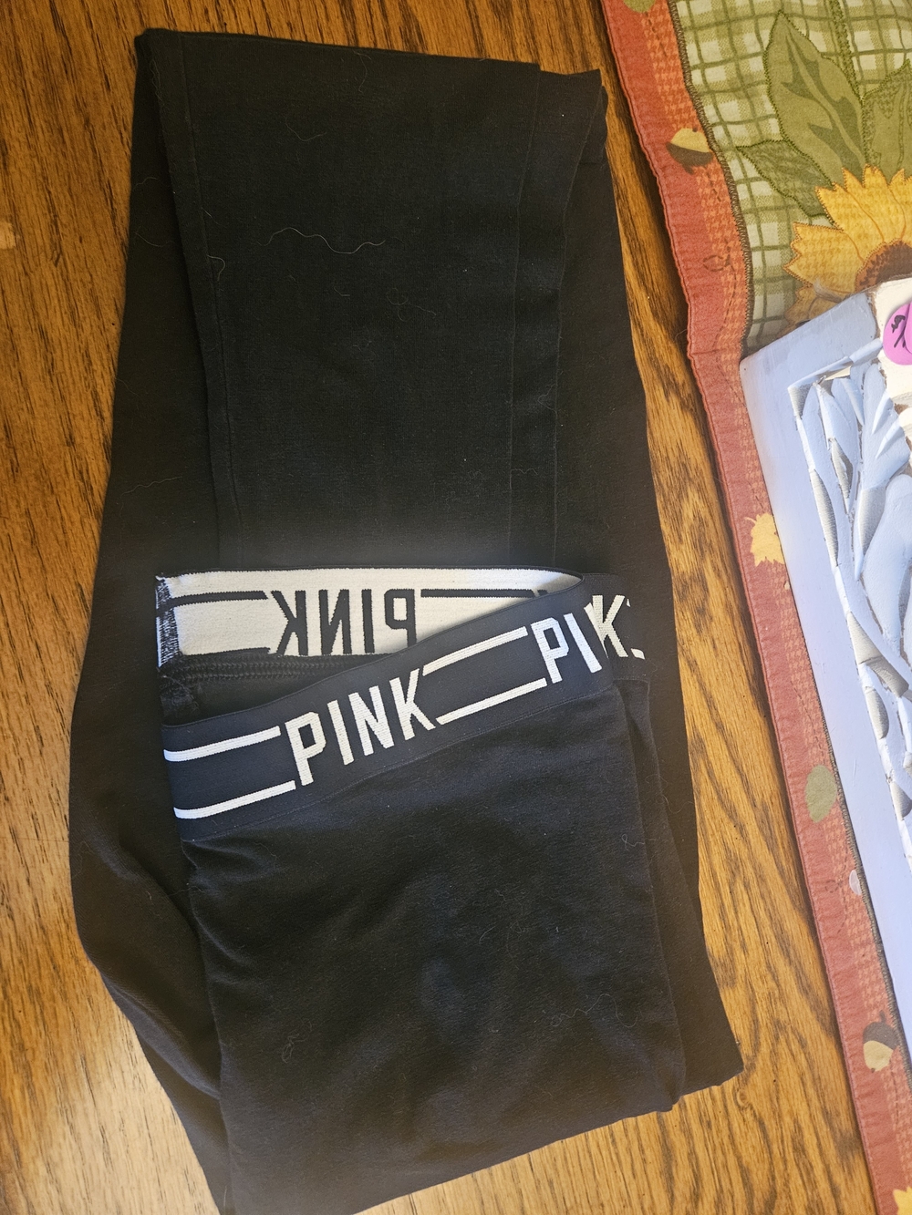 PINK Victoria's Secret by Victoria's Secret Black Logo Waistband Women's Jeans